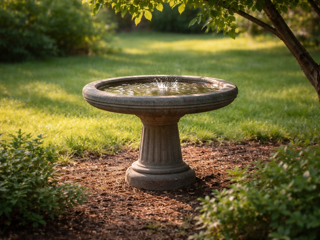 where to put bird baths