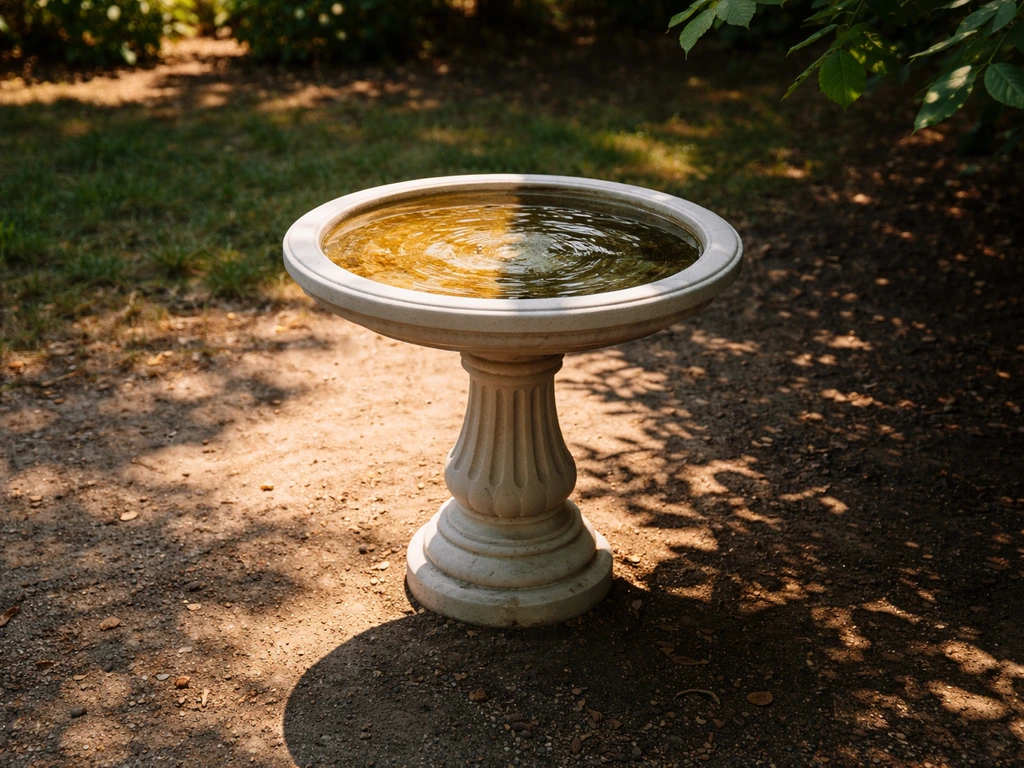 Should a Bird Bath Be in the Sun or Shade? Placement Guide