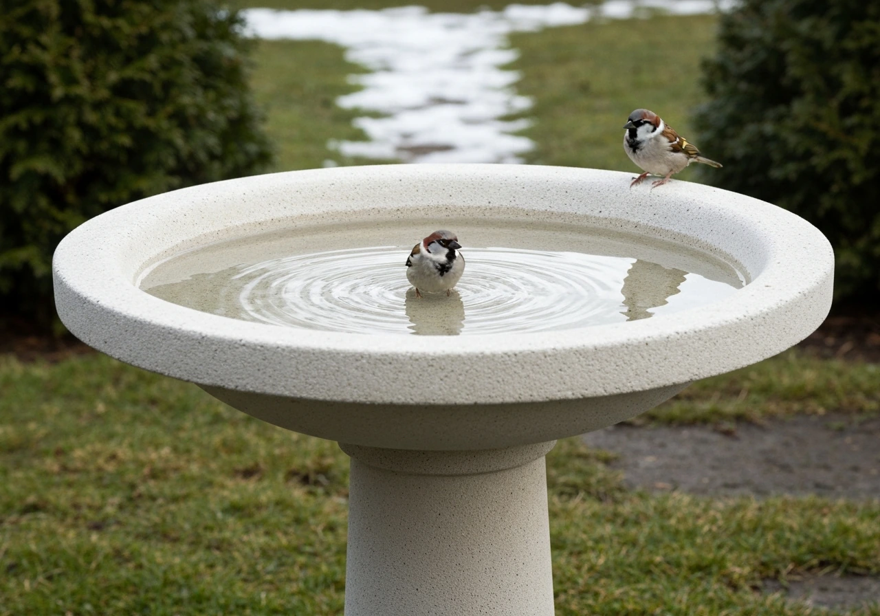 Best Bird Bath Material: Outdoor and Winter Options Guide