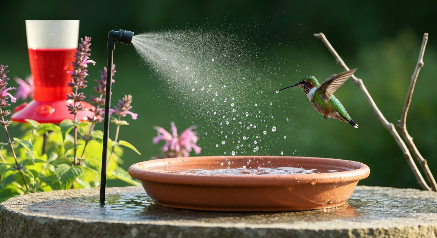How to Attract Hummingbirds to Bird Bath: Setup, Care & Mosquito Control