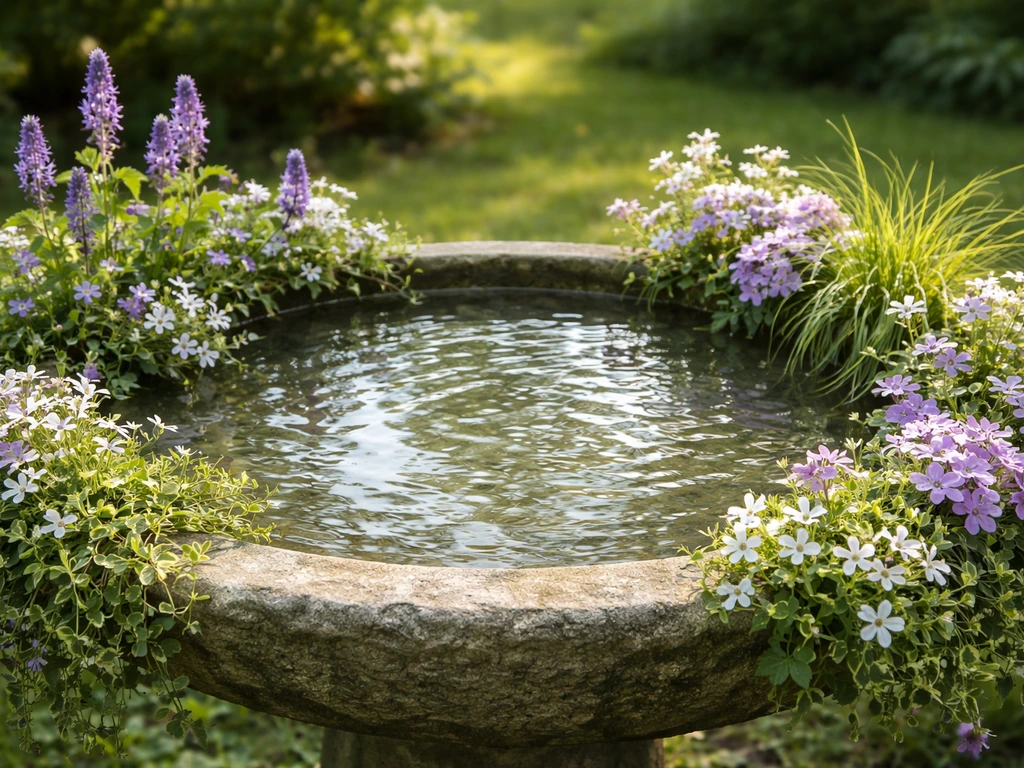Flower What to Plant in a Shallow Bird Bath