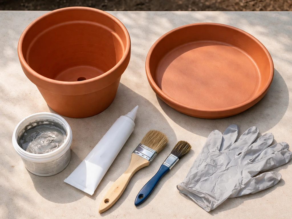 how to make a clay pot bird bath