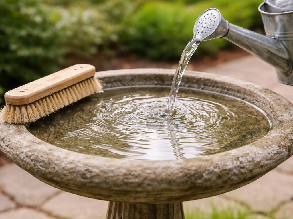 how to make a bird bath from clay pots